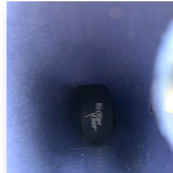 New Western Chief Womens Pretty Pattern Printed Tall Rain Boots Navy Blue Size 6 - Picture 10 of 12